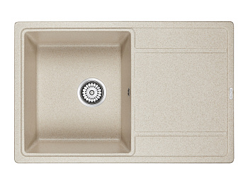 Кухонная мойка Paulmark FLUGEN 50-780 PM217850-BE 80х50 цвет бежевый